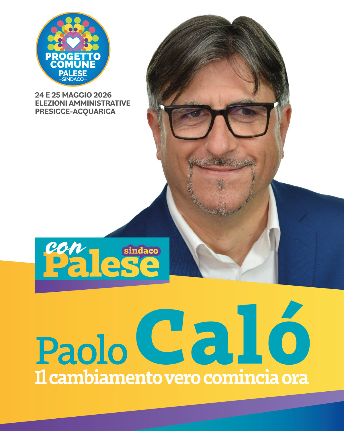 Calò candidato con Palese Sindaco