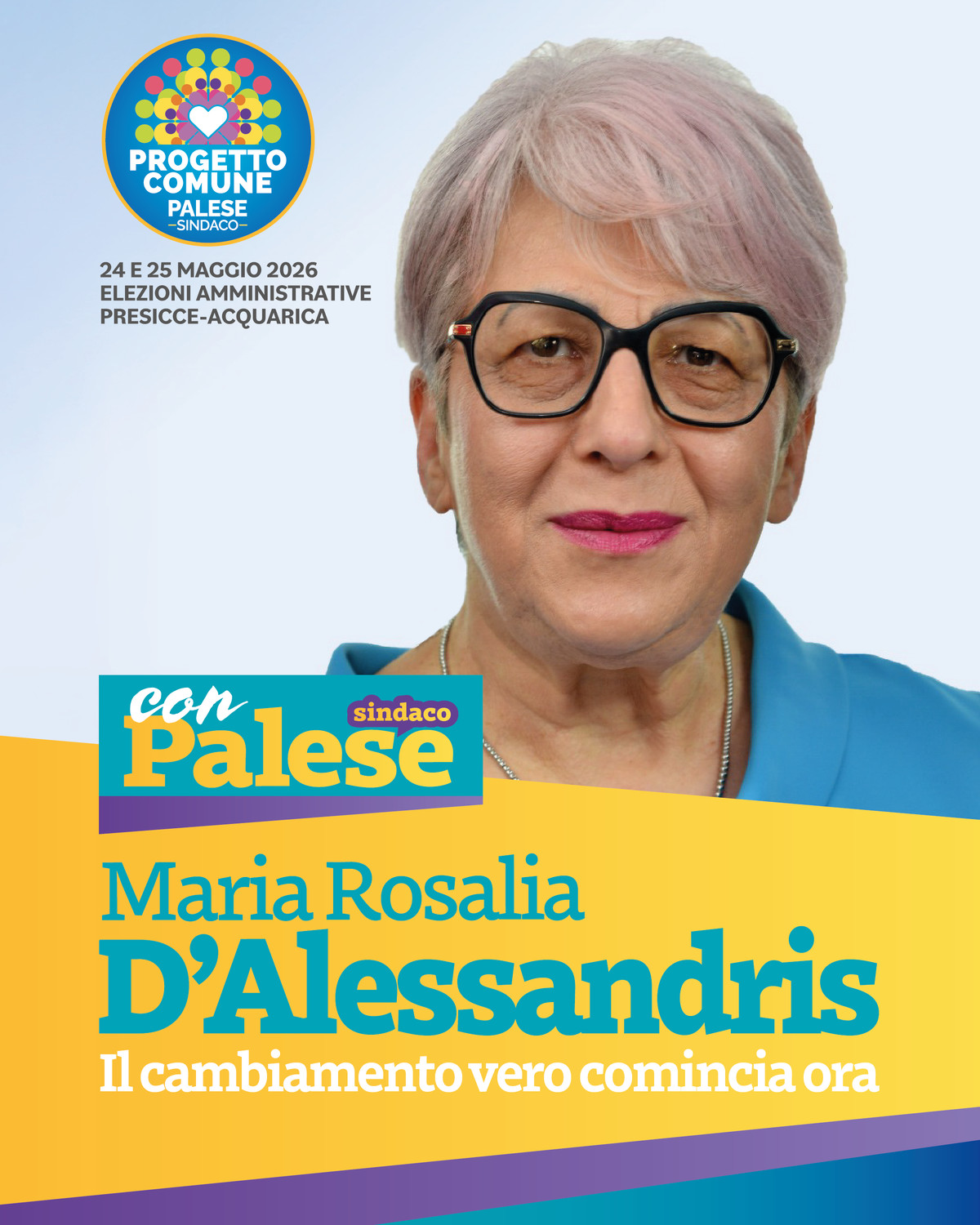 D'alessandris candidato con Palese Sindaco