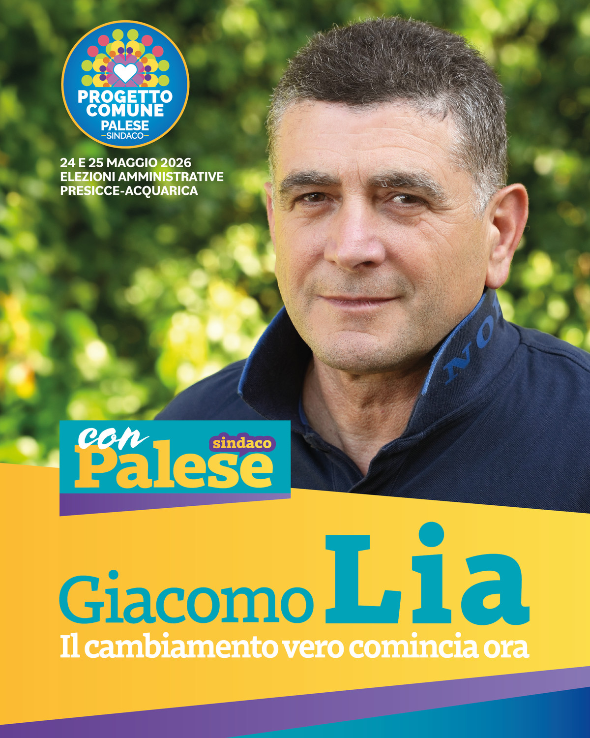 Lia candidato con Palese Sindaco