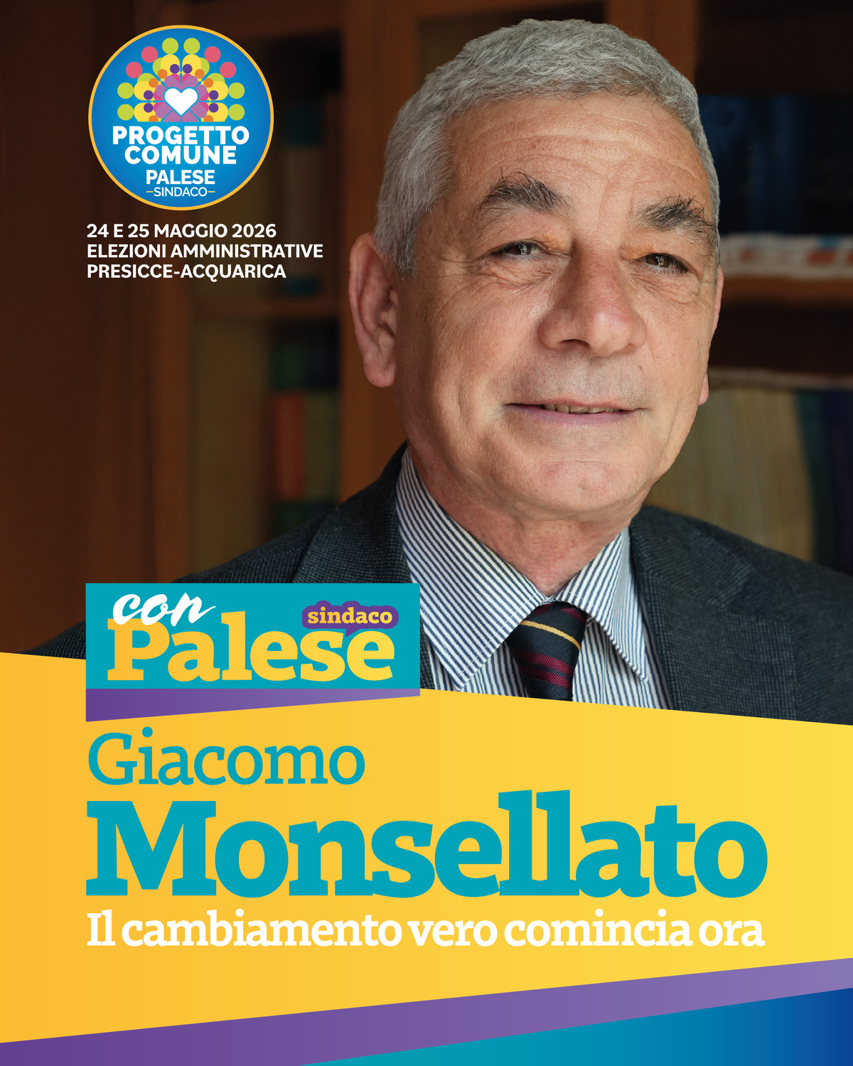 Monsellato candidato con Palese Sindaco