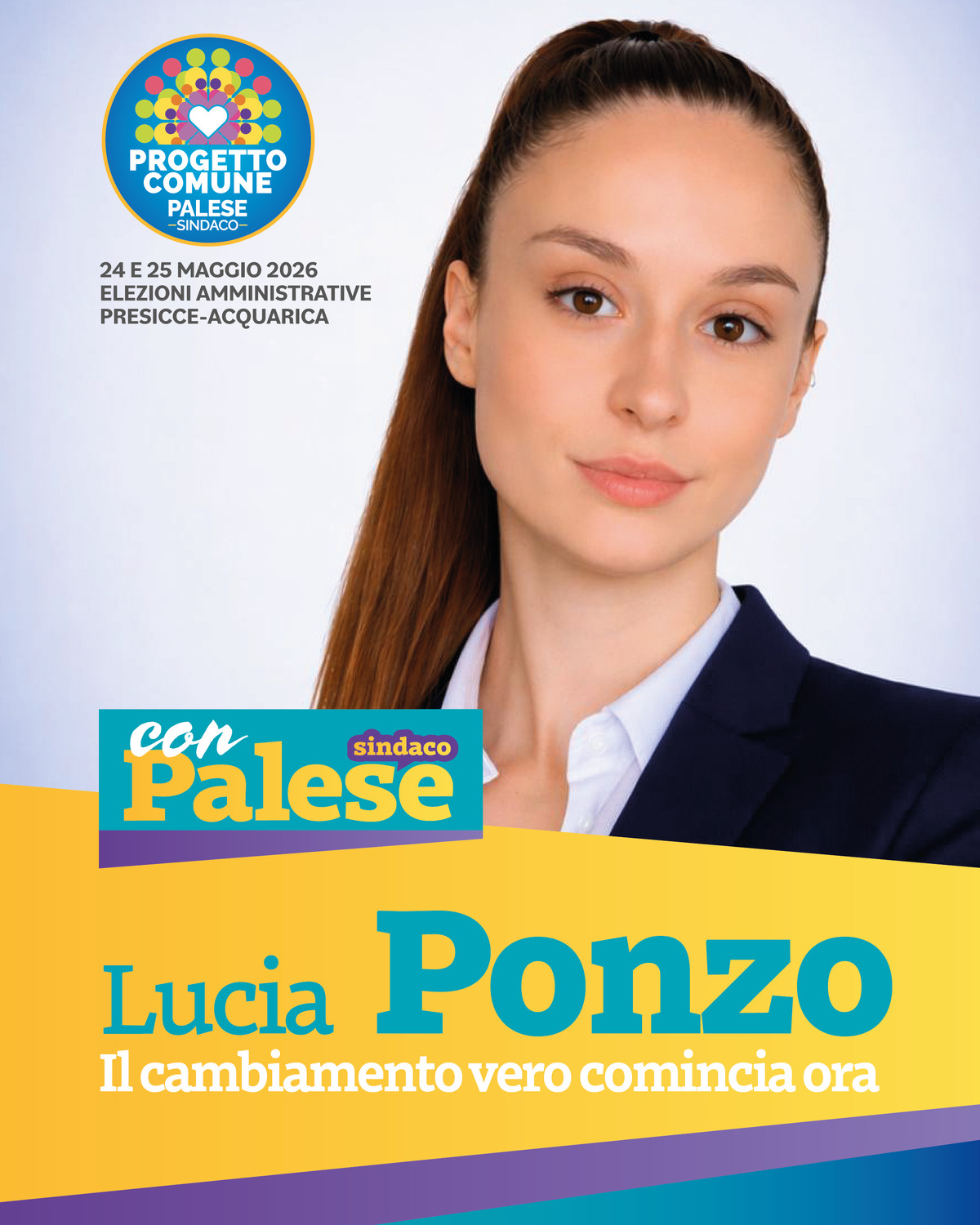 Ponzo candidato con Palese Sindaco