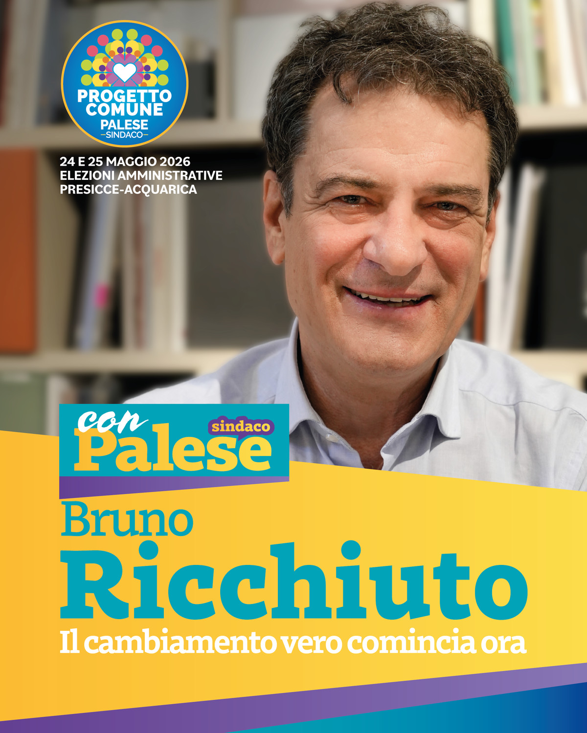 Ricchiuto candidato con Palese Sindaco