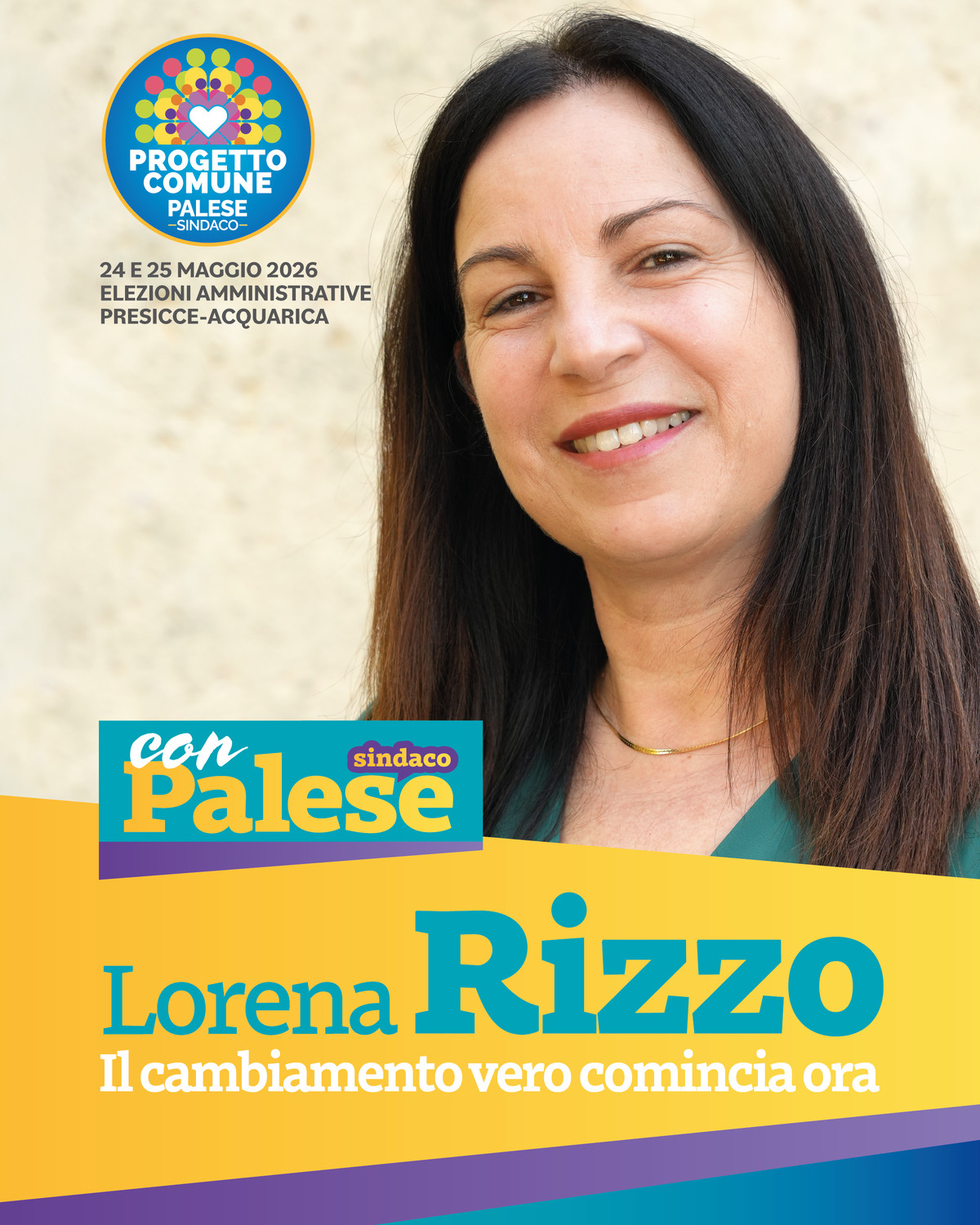 Rizzo candidato con Palese Sindaco